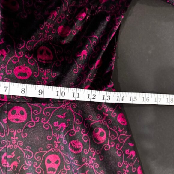 Disney Gothic Nightmare Before Christmas Skull Swing Dress Size Medium NWT - Picture 7 of 9